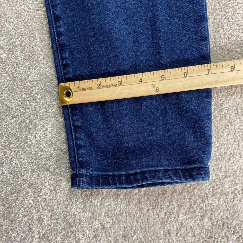 Express Straight Leg Jeans Mens 34x32 Dark Blue Excellent‎ Stretch EX0005553